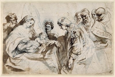 Het Mystieke Huwelijk van St. Catherine door Anthony van Dyck