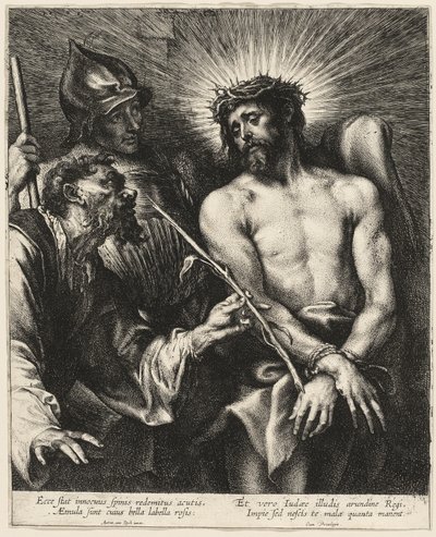 Het Riet Aangeboden aan Christus door Anthony van Dyck