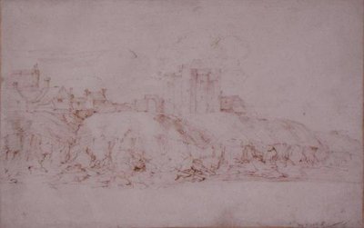 De Ypres Toren, Rye, gezien vanuit het zuiden door Anthony van Dyck
