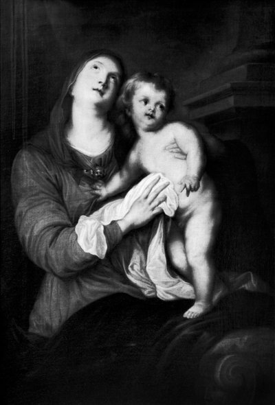 Maagd en kind door Anthony van Dyck