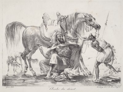 Woestijn Arabier door Antoine-Jean Gros