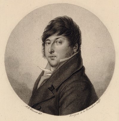 Portret van de componist Rodolphe Kreutzer 1766-1831 door Antoine Achille Bourgeois de La Richardiere