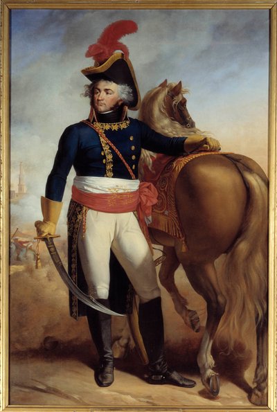 Volledig portret van Jean Baptiste Kleber (1753-1800) generaal in het hoofd van het leger van het Oosten door Antoine Ansiaux