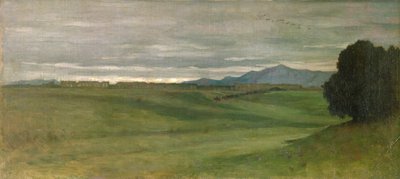 Romeins landschap door Antoine Auguste Ernest Herbert or Hebert