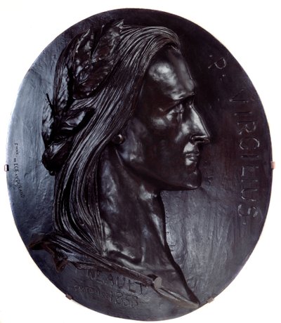 Voorstelling van Vergilius (Publius Vergilius Maro) door Antoine Augustin Preault