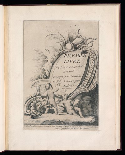 Prent (Frankrijk) door Antoine Aveline