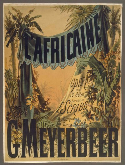 Poster voor de Opera L