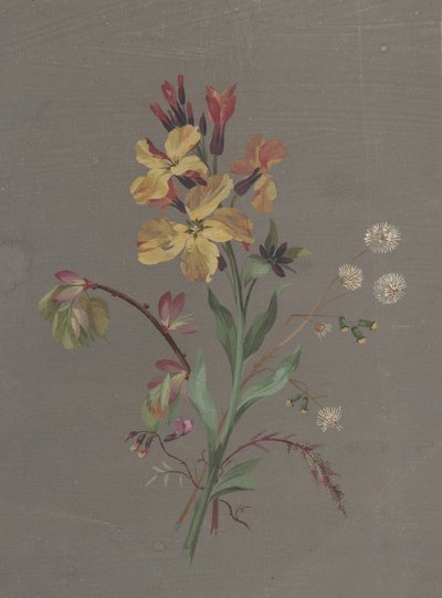 Bloemontwerp, ca. 1820 door Antoine Berjon