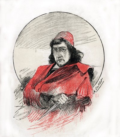 Portret van Cesare Borgia door Antoine Calbet