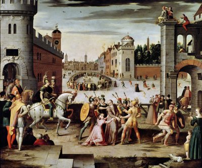 De arrestatie en executie van Sir Thomas More in 1535 door Antoine Caron