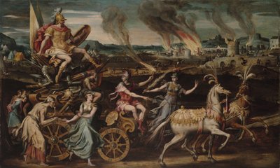 De Triomf van Mars door Antoine Caron