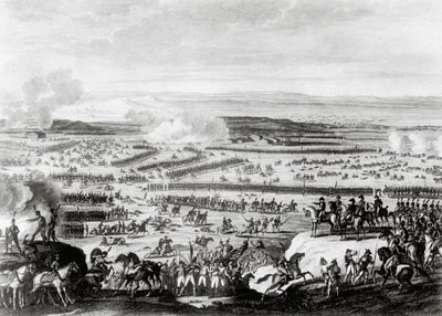 Slag bij Austerlitz in Moravië door Antoine Charles Horace Vernet