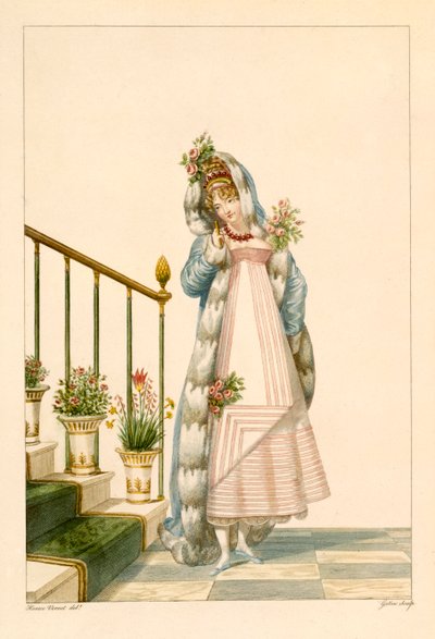 Baljurk met hermelijnen cape, illustratie uit 