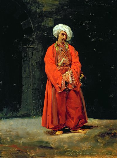 Portret van een Oriëntaal, 1818 door Antoine Charles Horace Vernet