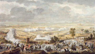 De Slag bij Marengo, 23 Prairial, Jaar 8 (12 juni 1800) gegraveerd door Jean Duplessi-Bertaux door Antoine Charles Horace Vernet
