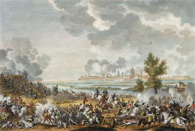 De Slag bij S. Giorgio di Mantova, 29 Fructidor, Jaar 4 (september 1796) gegraveerd door Jean Duplessi-Bertaux door Antoine Charles Horace Vernet