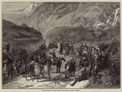 De Fransen in Algiers door Antoine Charles Horace Vernet