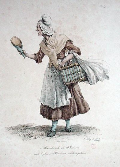 De Banketbakker, nummer 4 uit de serie De Kreten van Parijs, gegraveerd door Francois Seraphin Delpech (1778-1825) door Antoine Charles Horace Vernet