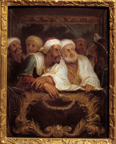 Marokkaanse ambassadeur Mohamed Temin bij een voorstelling in een loge van de Italiaanse komedie in Parijs in februari 1682 (schilderij door Antoine Coypel (1661-1722)) 17e eeuw door Antoine Coypel