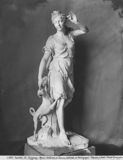 Marie-Adelaide de Savoie, Hertogin van Bourgondië, als Diana de Jageres, 1709 door Antoine Coysevox