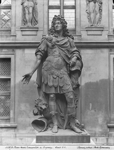 Standbeeld van Lodewijk XIV (1638-1715), cour d