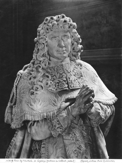Graf van Jean-Baptiste Colbert de Torcy 1619-83 (detail van Colbert) door Antoine Coysevox