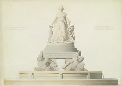 Project voor het monument bestemd voor de Place de l
