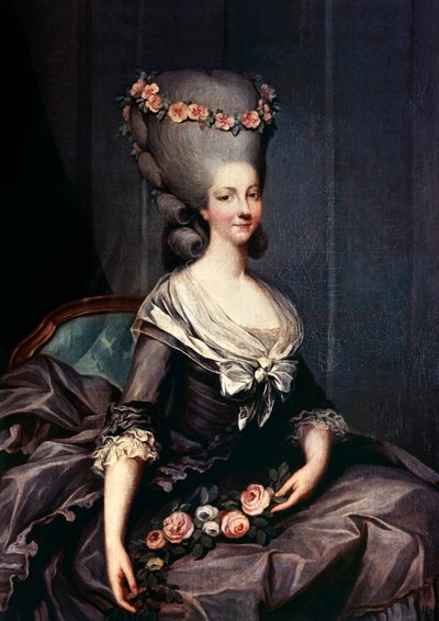 Marie-Therese van Savoye-Carignan, prinses van Lamballe door Antoine Francois (after) Callet