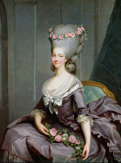 Marie-Therese de Savoie-Carignan, Prinses van Lamballe door Antoine François Callet