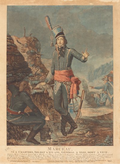 Generaal François Séverin Desgraviers Marceau door Antoine François Sergent