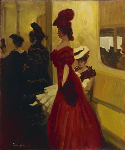 Theaterdoos toeschouwer door Antoine Guillaume Minartz