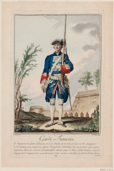 Gardes Françaises door Antoine Jean De Fehrt