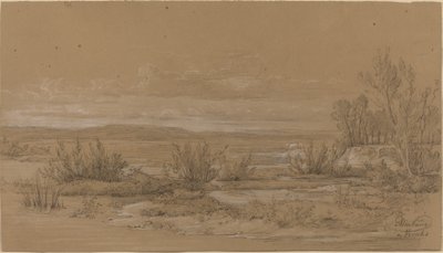Landschap bij Vourlis door Antoine Jean Duclaux