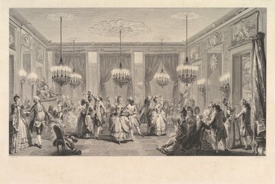 Le Bal Paré, 1774 door Antoine Jean Duclos