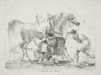 Arabier van de Woestijn door Antoine Jean Gros