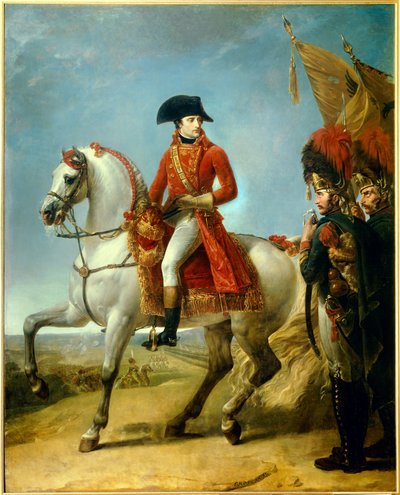 Ruiterportret van Napoleon Bonaparte (1769-1821) door Antoine Jean Gros