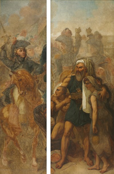 Generaal Jean-Baptiste Kléber en Egyptische Familie (Schetsen voor 