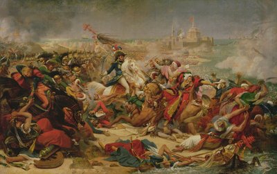 Murat verslaat het Turkse leger bij Aboukir op 25 juli 1799, c.1805 door Antoine Jean Gros