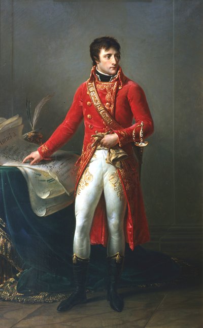 Napoleon Bonaparte als eerste consul, 1799-1821 door Antoine Jean Gros