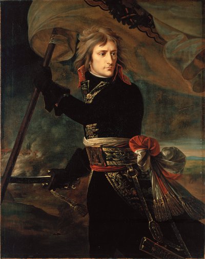Napoleon Bonaparte op de brug bij Arcole door Antoine Jean Gros
