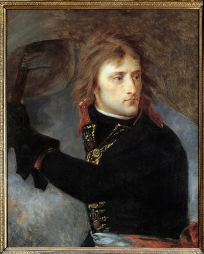 Portret van Bonaparte bij de brug van Arcole 16 november door Antoine Jean Gros