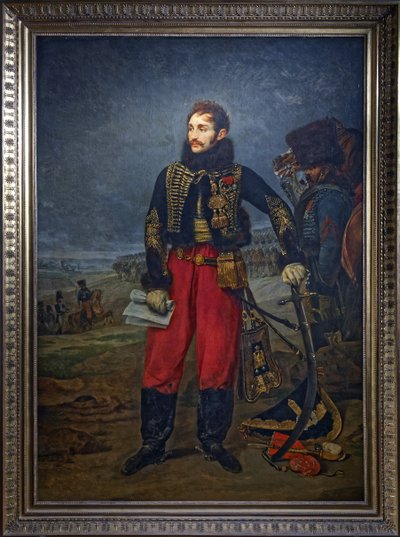 Portret van generaal Antoine Charles Louis de Lasalle die de overgave van het garnizoen van Stettin ontvangt, 1808 door Antoine Jean Gros
