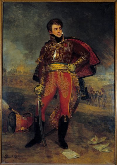Portret van Generaal Graaf François Fournier Sarlovèze (1773-1827) door Antoine Jean Gros