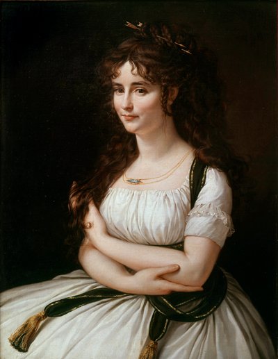 Portret van Madame Pasteur, geboren Madeleine Alexandre (1773-1841) door Antoine Jean Gros