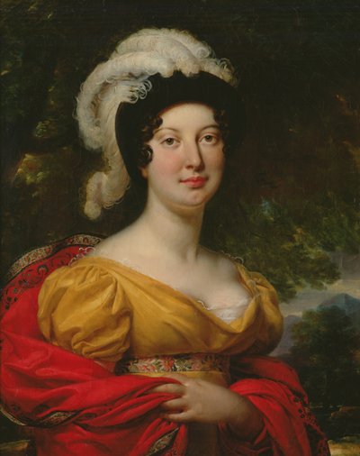 Portret van de vrouw van maarschalk Lannes door Antoine Jean Gros