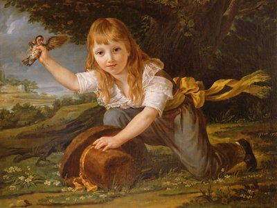 Portret van Paulin des Hours Farel door Antoine Jean Gros