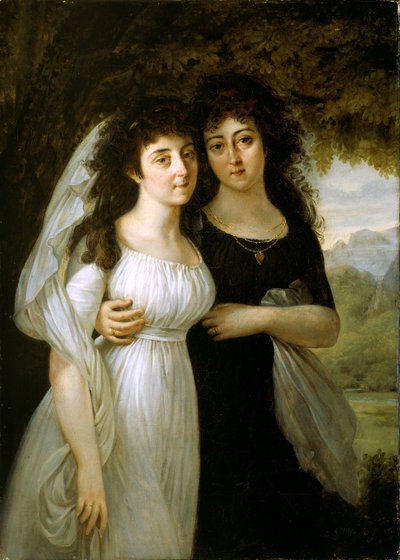 Portret van de Maistre-zusters door Antoine Jean Gros