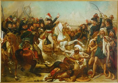De slag om de piramiden ... door Antoine Jean Gros