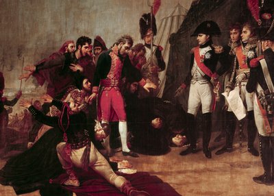 De overgave van Madrid. Napoleon I ontving de overgave van Madrid op 4 december 1808 door Antoine Jean Gros