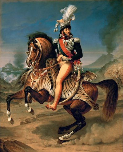 Ruiterportret van Joachim Murat 1767-1815 door Antoine Jean Gros Baron